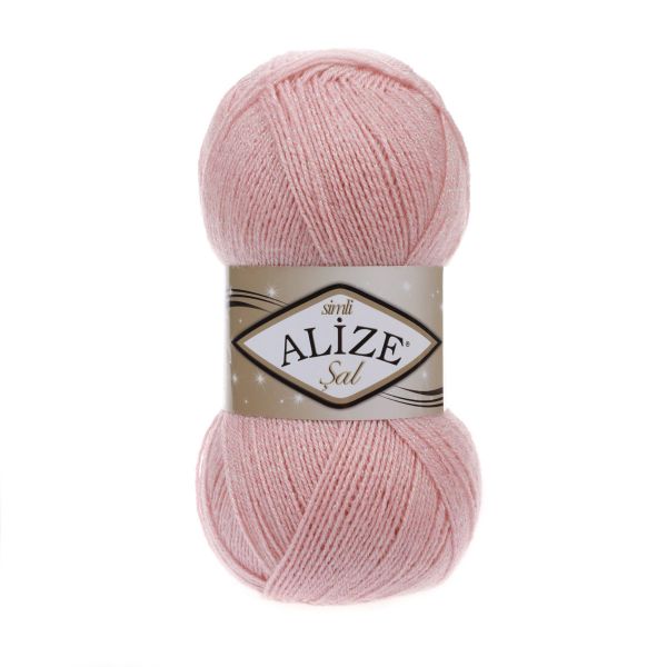 Пряжа Alize (Ализе) Sal Sim / уп.5 мот. по 100 г, 460м, 161 пудра