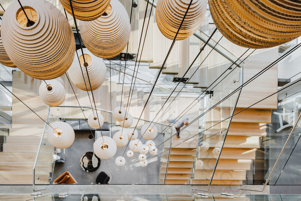 Pendant design lamp Bucket Scraplight by Graypants D38