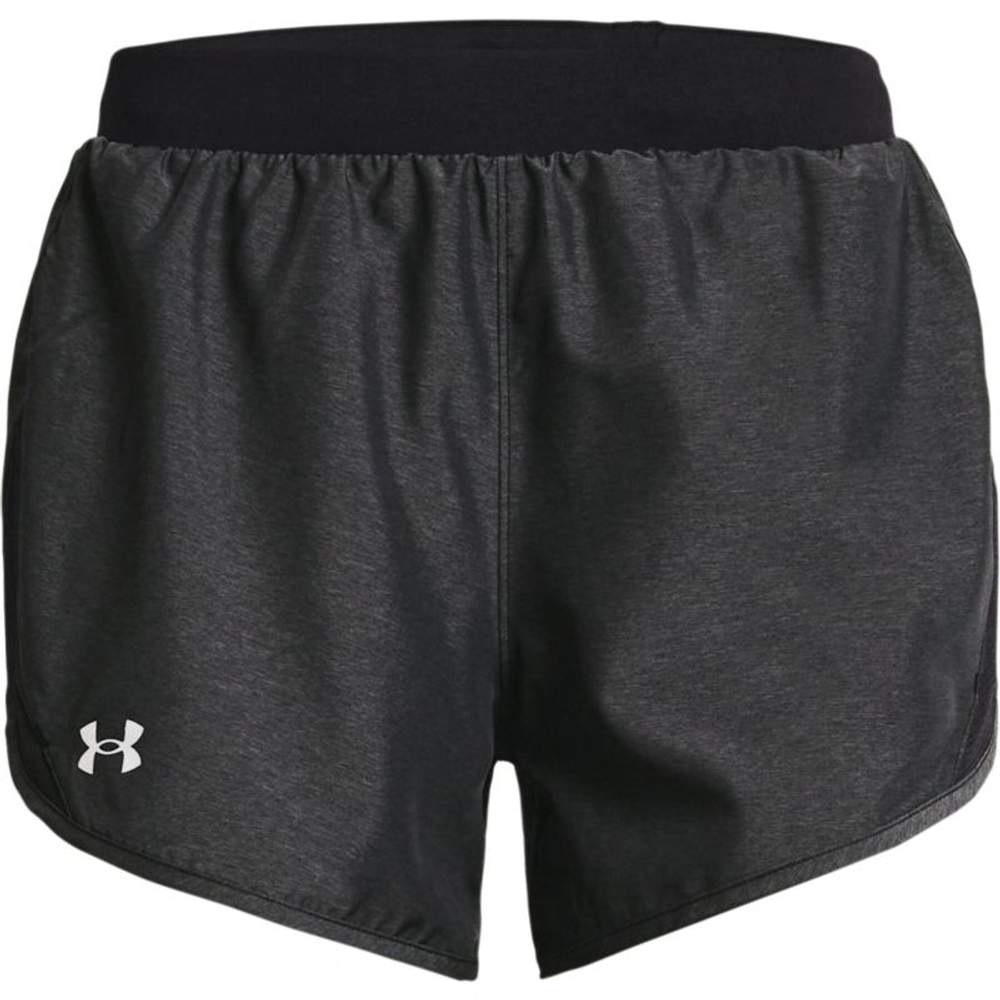 Женские теннисные шорты Under Armour Women's UA Fly-By 2.0 Shorts - black full heather/black