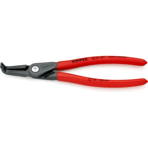 Прецизионные щипцы для стопорных колец черненая 210 мм Knipex 48 21 J31 SB