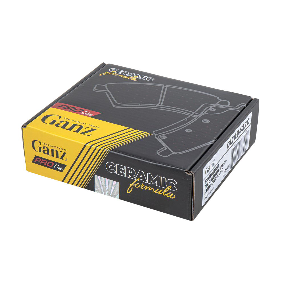 Колодки передние PRO-Line Ceramic NISSAN Qashqai (J11) 2013 GANZ GIJ09422C