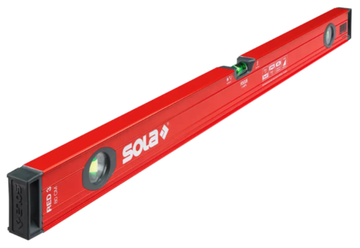 Уровень RED 3 100 L=100 см 3 глазка Sola 01215301
