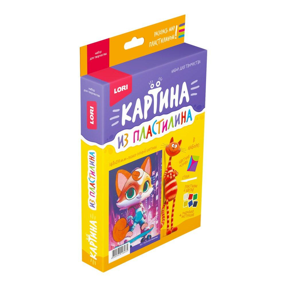Картина из пластилина "Лисичка" (Lori)