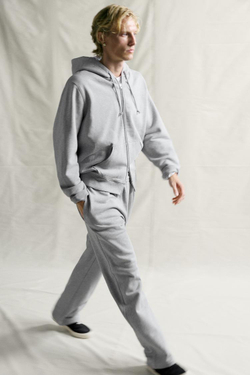 ZARA БРЮКИ-ДЖОГГЕРЫ RELAXED FIT, СЕРЫЙ МЕЛАНЖ
