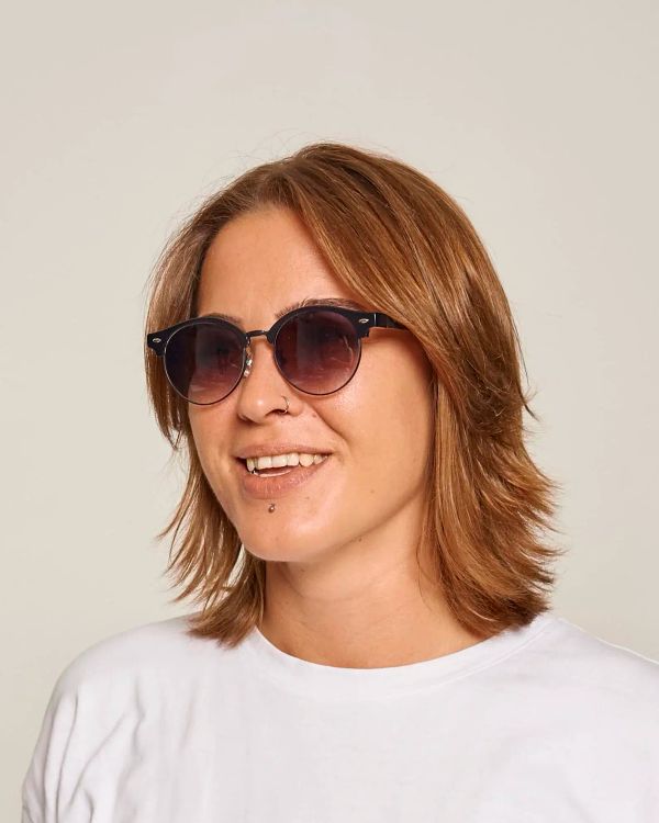 Очки солнцезащитные Spunky Jerry 6 Black. gradient grey lens - фото 2