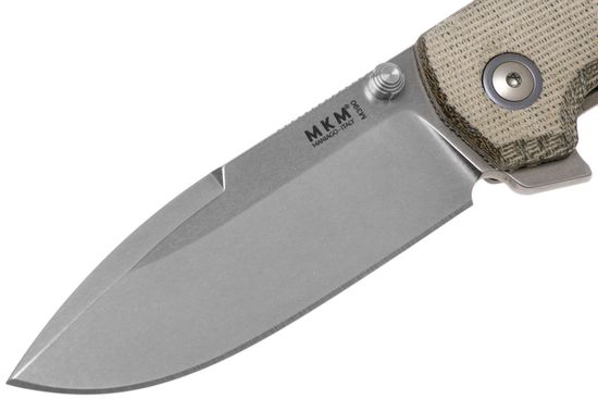 Нож складной MKM MAXIMO сталь M390, рукоять микарта / титан MM-GCT