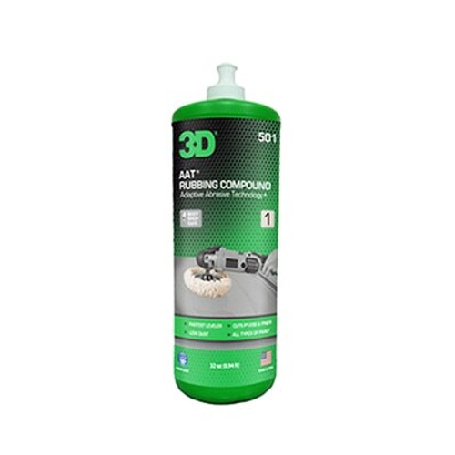 3D AAT 501 Cutting Compound полировальная паста с микро-абразивами, 940мл 501OZ32