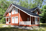 Каркас дома 10 x 15 м