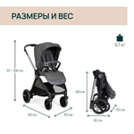 Коляска Chicco Bellagio 3 в 1 с автокреслом Kory Plus Lunar Rock Black Satin