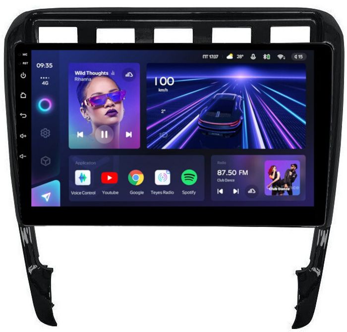 Магнитола для Porsche Cayenne 2002-2010 - Teyes CC3L на Android 10, CarPlay, 4G SIM-слот