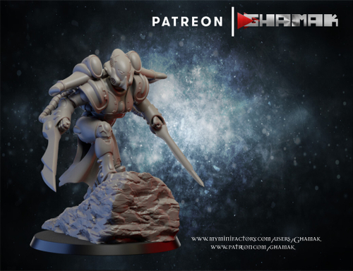 Aeldari Craftworlds Warp Spider Варп-Паук №2 миниатюра для dnd, днд, pathfinder, фентези, Настольная игра, НРИ, Варгейм, РПГ