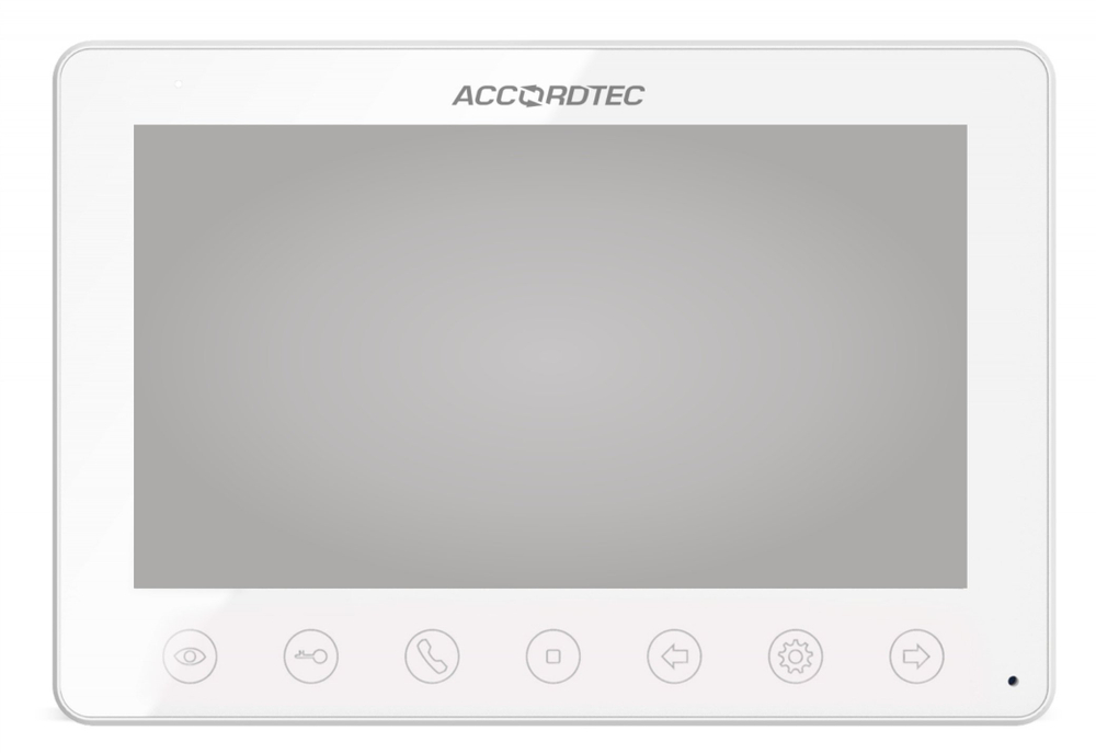 AT-VD751C/M WH Монитор домофона цветной с функцией «свободные руки» AccordTec