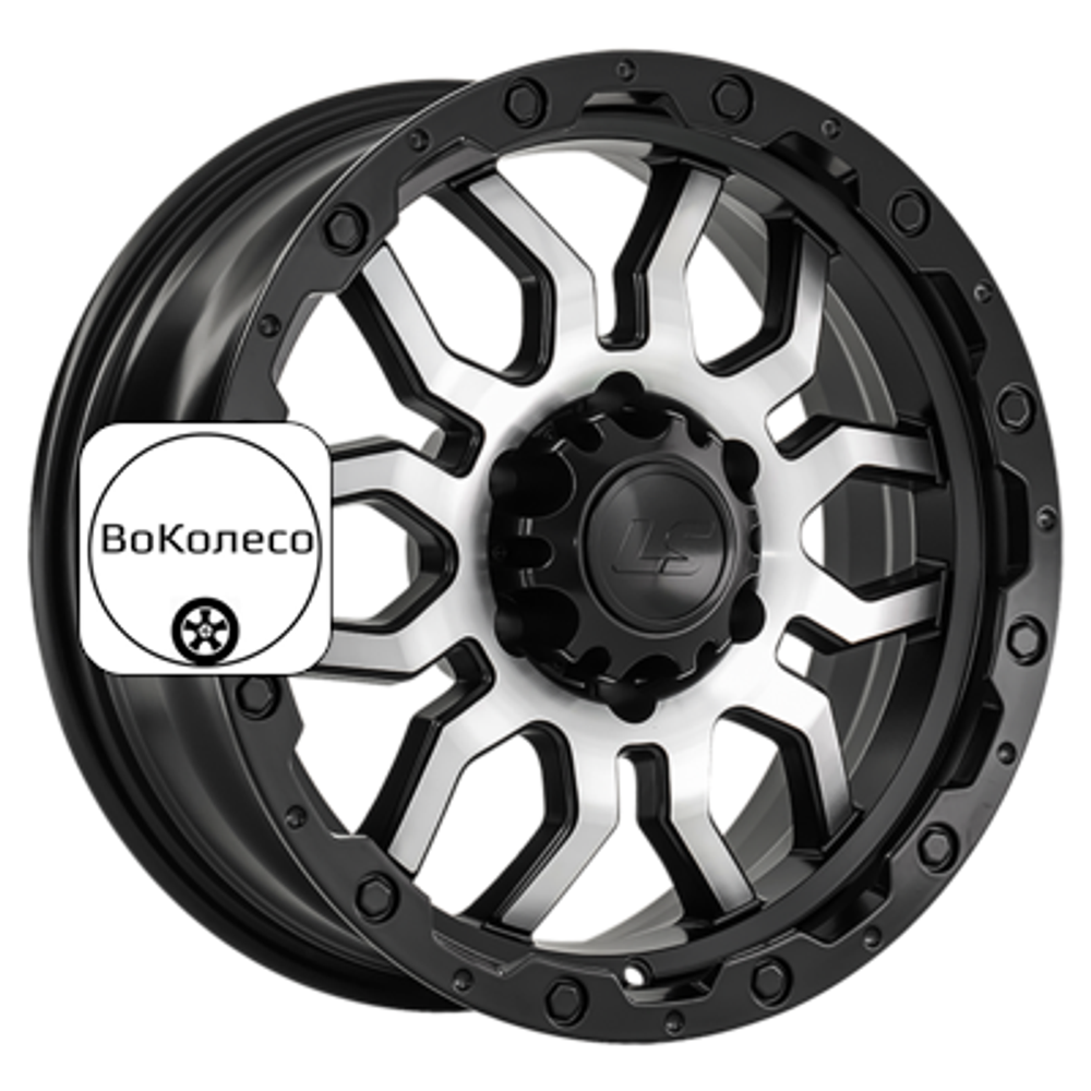 7,5x17/6x139,7 ET0 D106,1 1285 BKSF (конус, Колпак+лого) LS