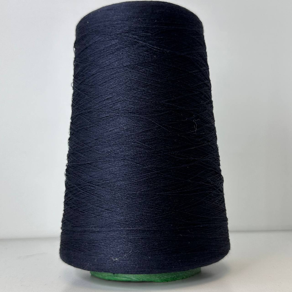 STAR - Loro Piana; 100% шелк; 4000м/100гр, (2/80); col.Bleu Navy, цвет: темно-синий