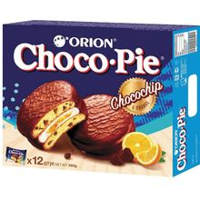 Orion Choco-Pie апельсин и шоколад пирожное, 360 г