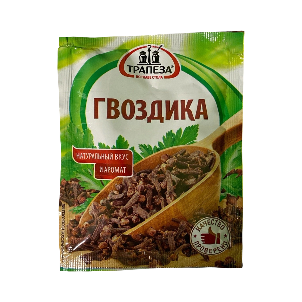 Гвоздика цельная Трапеза, НПК, 15 г 20 шт/кор