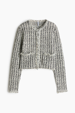 Кардиган вязки букле с кисточками - H&M