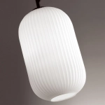 4751/1 PENDANT ODL21 411 белый/черный Подвес E27 60W ROOFI