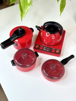 Игровой набор посуды и продуктов на липучке 82 элемента (201914939)