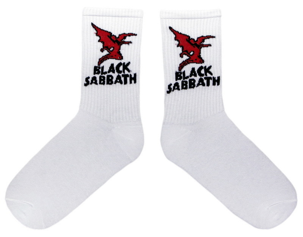 Носки Black Sabbath белые (045)