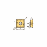 SPGT090408-SPM/ST9015 Пластина для корпусных сверл
