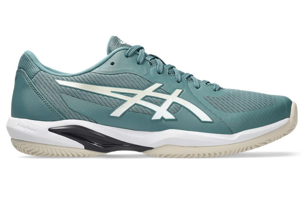Мужские теннисные кроссовки Asics Solution Swift FF 2 Clay - foggy teal/oatmeal