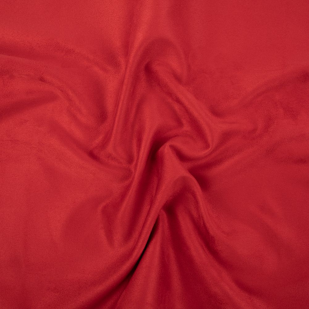 Замша искусственная отрез 35х50 см, 175±5 г/м², 18-1551 scarlet (красный), Peppy Woven Suede