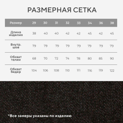 Брюки джинсовые мужские MIST (32)