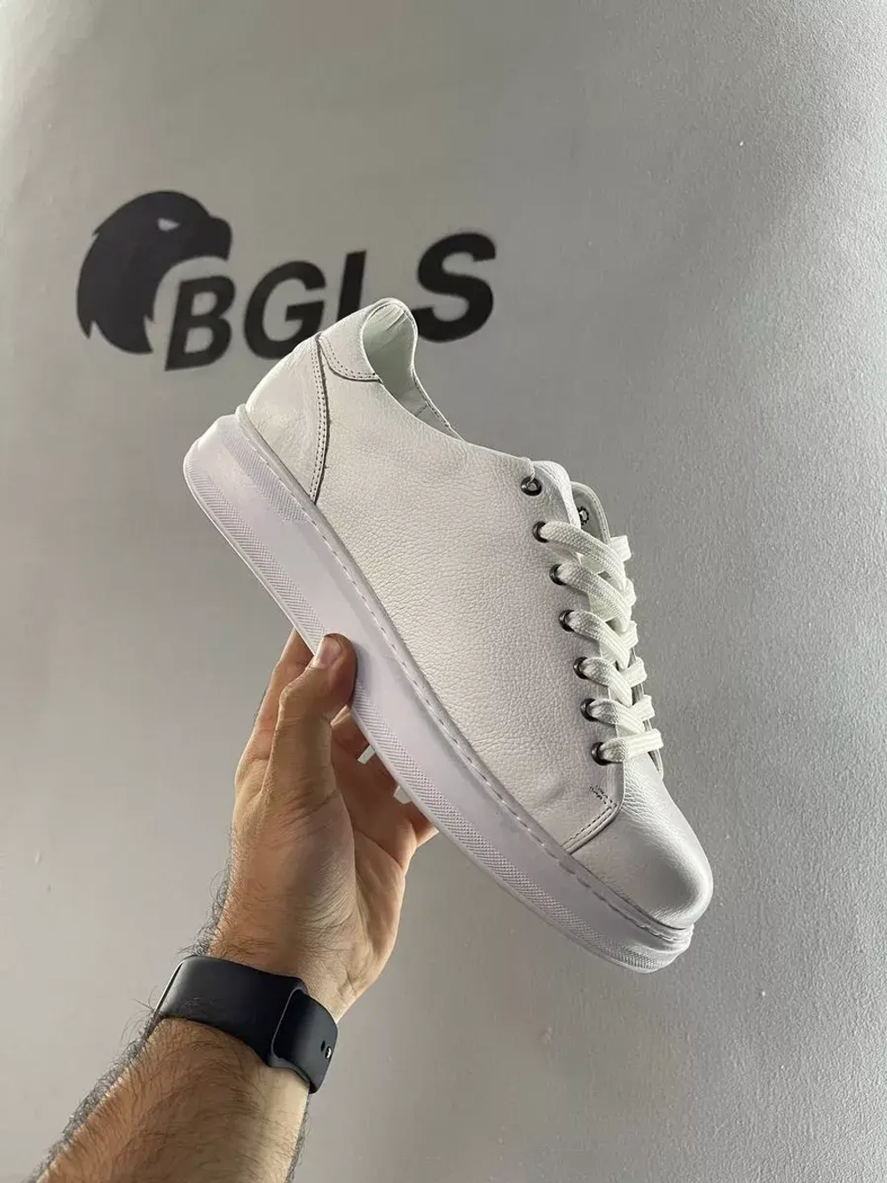 Обувь BGLS mq кожа (бел.)