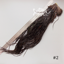 Половинка седла петуха Whiting, цвет Natural Black (Dark Dun)