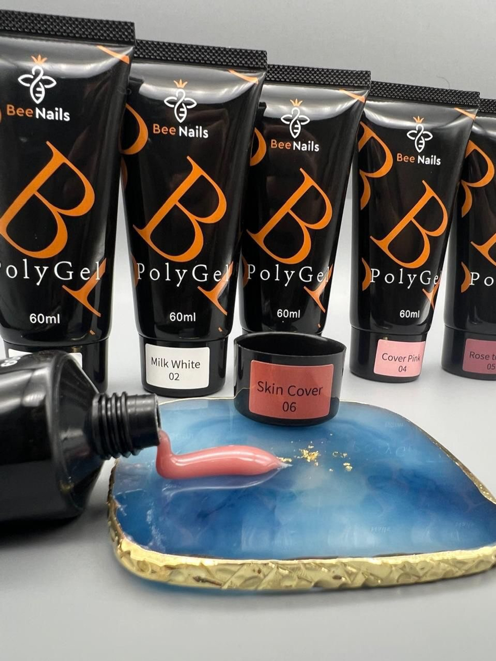 Полигель от BeeNails, 60мл, skin cover