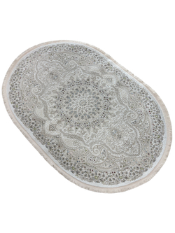 Ковер KIRMANSHAH 38650A WHITE / WHITE Овал