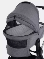 Коляска детская MOWBaby "ZOOM"PU (2в1) RA086 Silver Grey