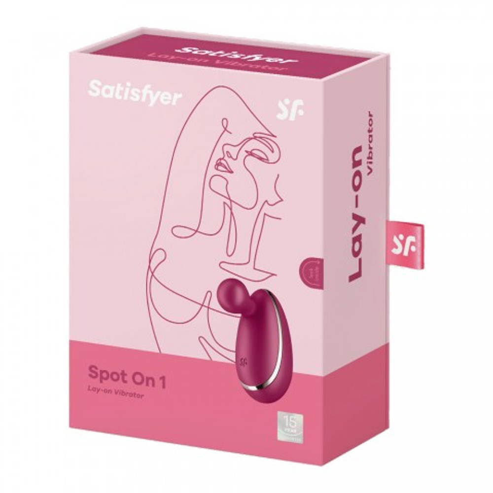 Стимулятор клитора Satisfyer Spot On бордовый