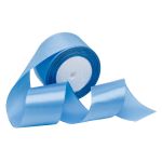 Лента атласная 1-сторонняя 50.0 мм / 22.86±1 метров, Л, C40/20 темно-голубой, Globus