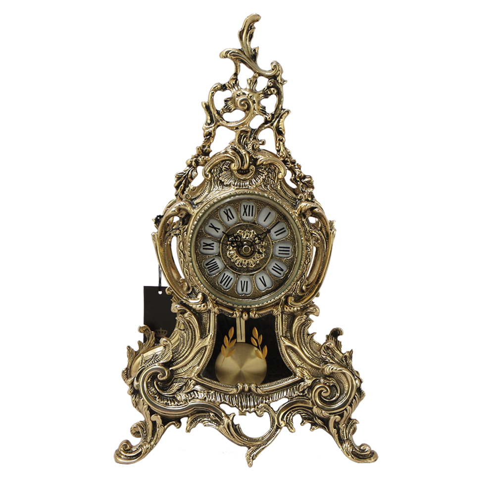 Bello De Bronze Часы "Луиш XV"с маятником каминные