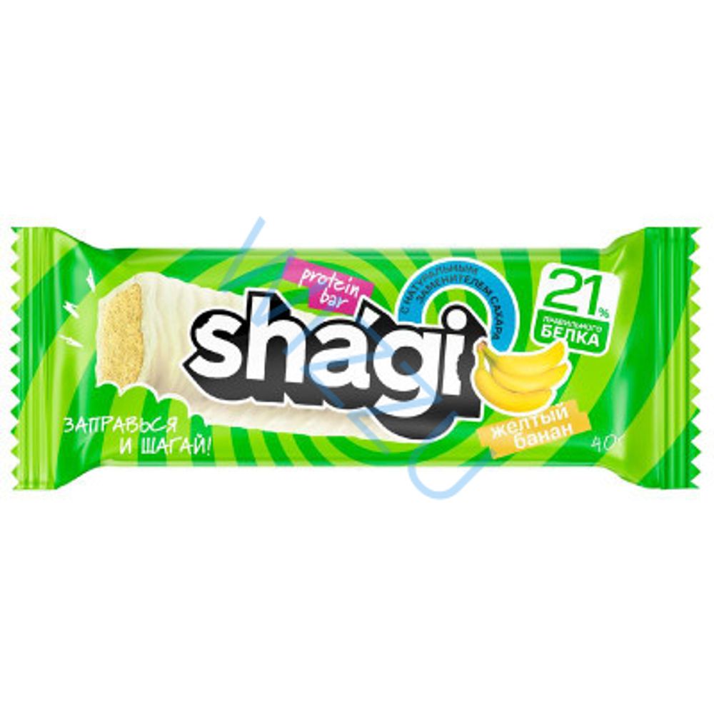 Батончик Protein Rex с высоким сод. белка Shagi банан 40г