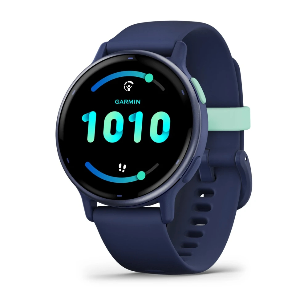 Часы Garmin Vivoactive 5 Metallic Navy cиний, 010-02862-12