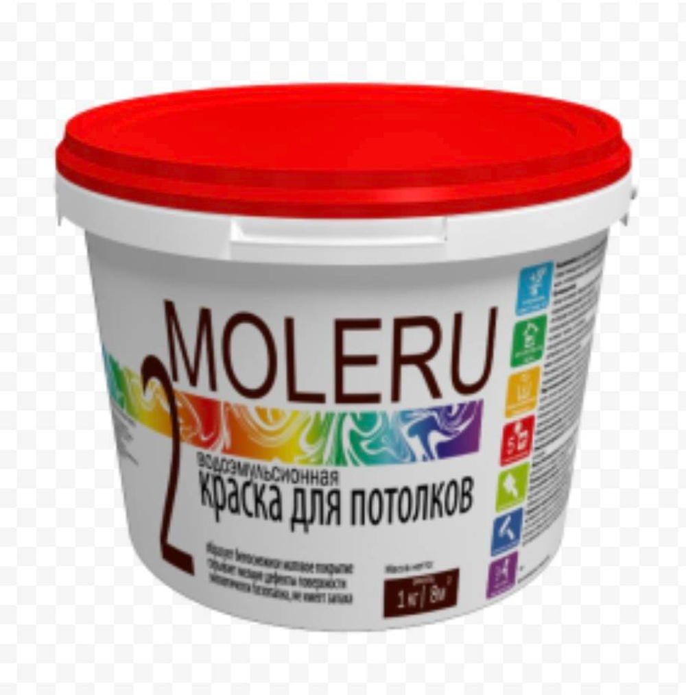 Краска для потолков ВДК Moleru2 (1 кг) *6