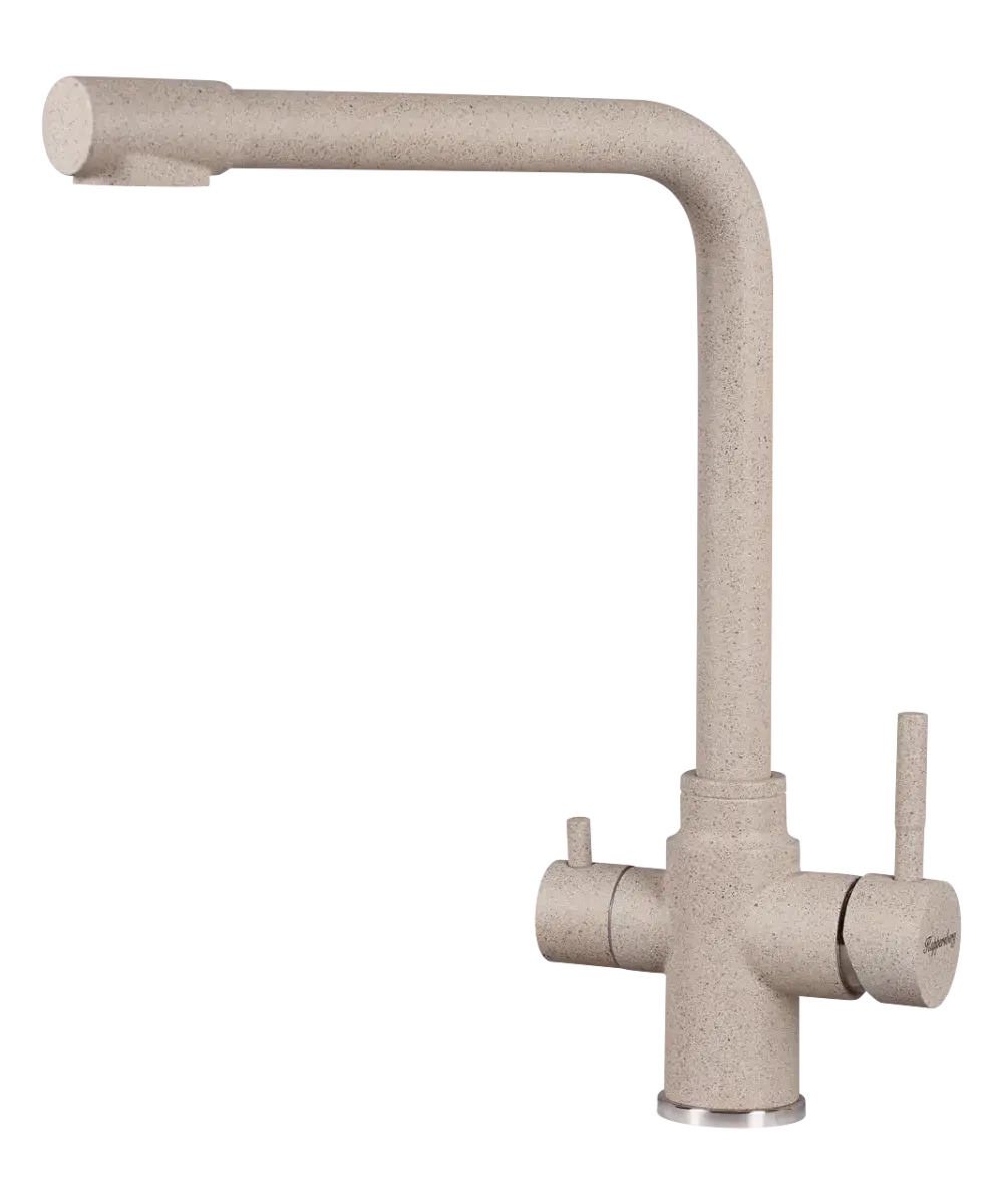 Кухонный смеситель Kuppersberg Geo KG2385CR BEIGE фото 