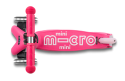 Самокат Mini Micro Deluxe складной LED розовый
