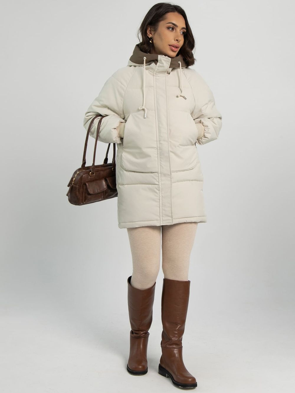Куртка Грация (бежевая) Б16345-18М LT Collection