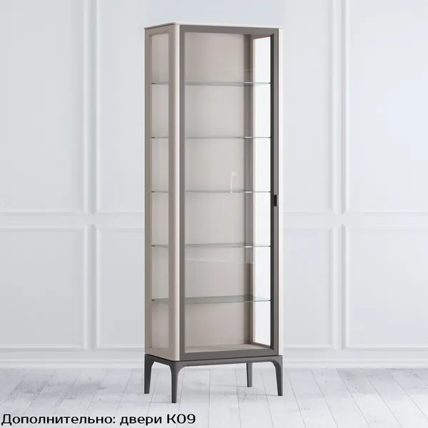 Витрина стеклянная малая L
