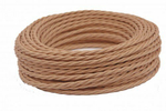 Ретро провод витой Какао Interior Wire Twist Магус ТМ ПВР-ККО / 2х2,5