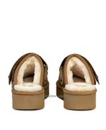 GOLDENSTAR CLOG PLATFORM- Chestnut