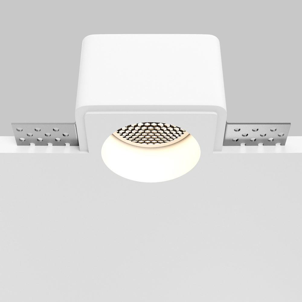 Встраиваемый светильник Maytoni Gyps Modern DL123-GU10-01-W