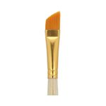 Кисть синтетика плоская со скосом №12, 5 шт, короткая ручка, Mr.Painter SBA 206-12