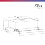 Вытяжка OASIS UV-60W