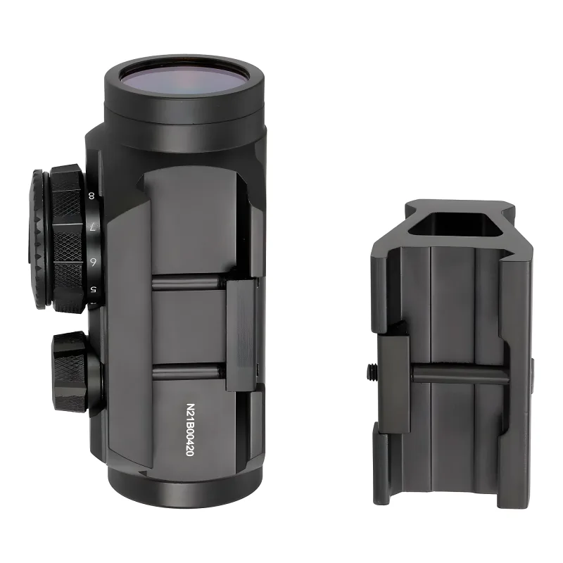 Коллиматор Nikko Stirling Flash 1X30mm NRD30H, 3 МOA, на Weaver - вид снизу, корпус прицела и крепление