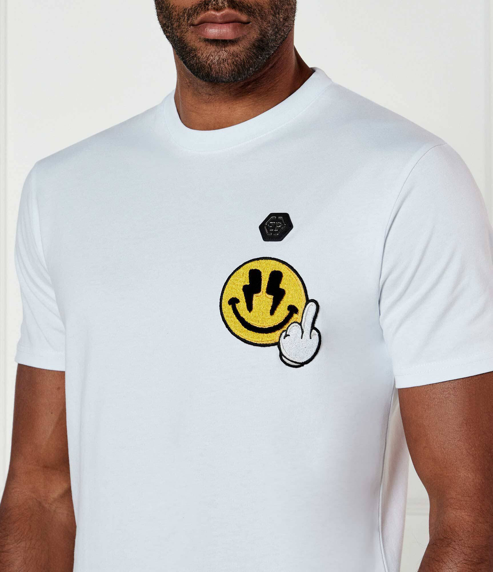 Футболка Smile Philipp Plein - белый(MTK8134 PJY002N)